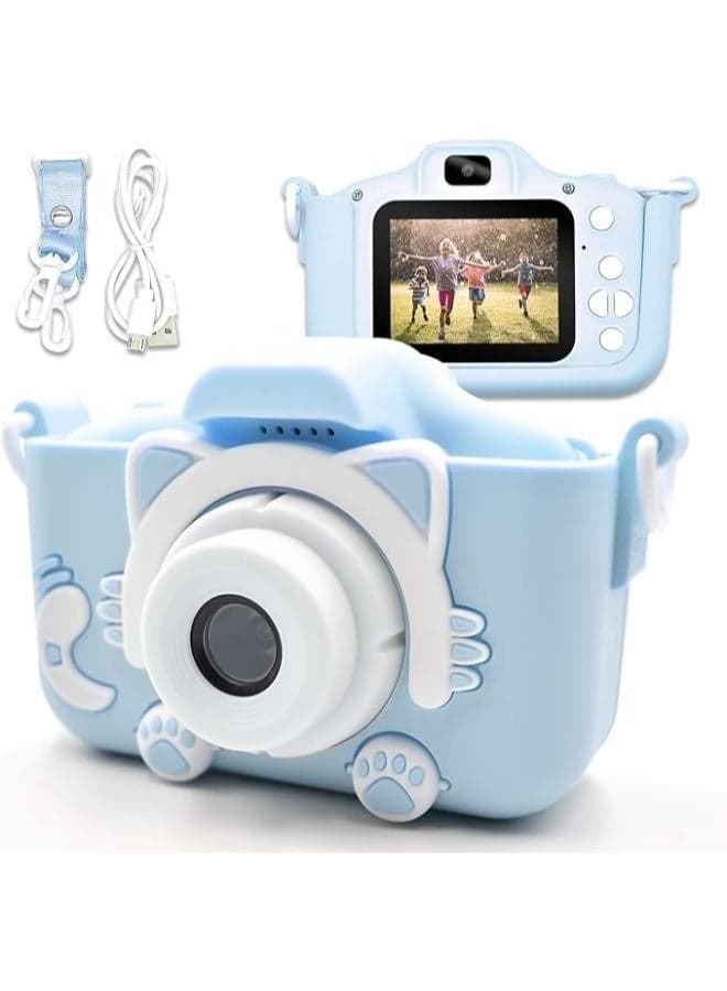 Kids Digital Dual Camera 2.0 Inches Screen 20MP Video Camcorder,Christmas Birthday Festival Gifts for Kids, Selfie Camera for Kids for Boys and Girls without memory card.