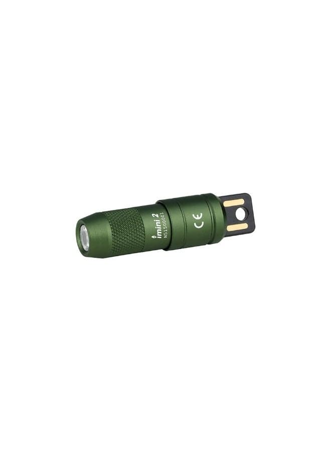 Olight imini 2 keychain flashlight, a small flashlight, 50 lumens LED flashlight, 21-meter range, 60-minute battery life, EDC flashlight, can be hung on a keychain, for everyday carrying and emergency lighting