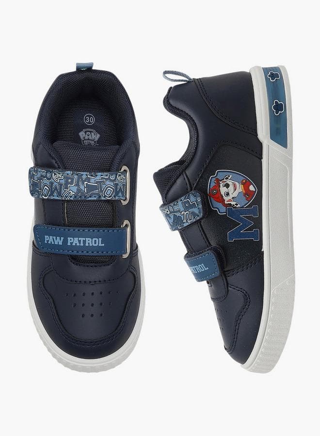 Boys Hook & Loop Ankle School Sneakers