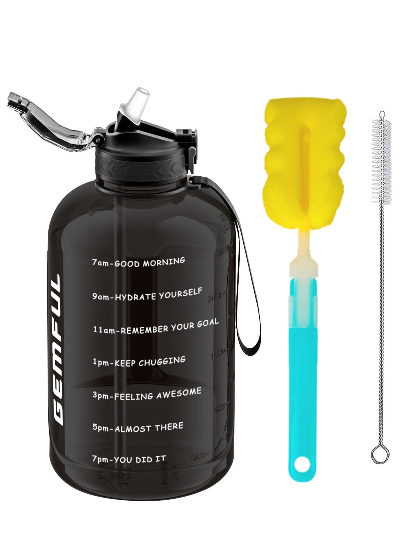 3l Big Water Bottle with Handle Leakproof BPA Free Large Capacity Daily Drinks Jug for Gym Fitness Sport Outdoor