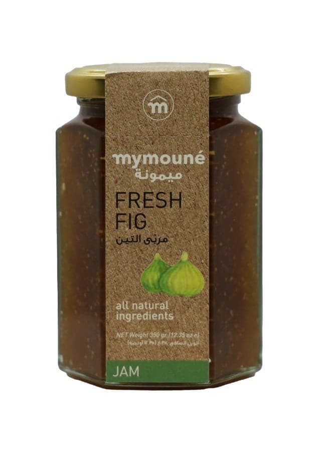 MYMOUNE Fresh Fig Jam 350g | Natural, No Artificial Additives | Premium Lebanese Fig Jam