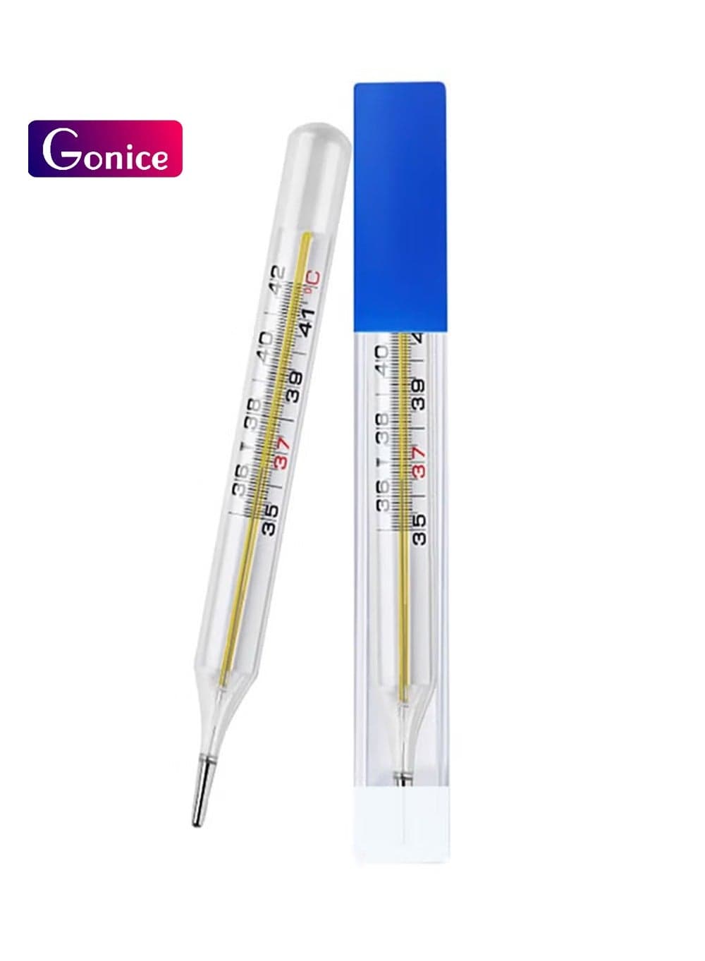 screen mercury free glass thermometer, mercury-free thermometer 1pcs