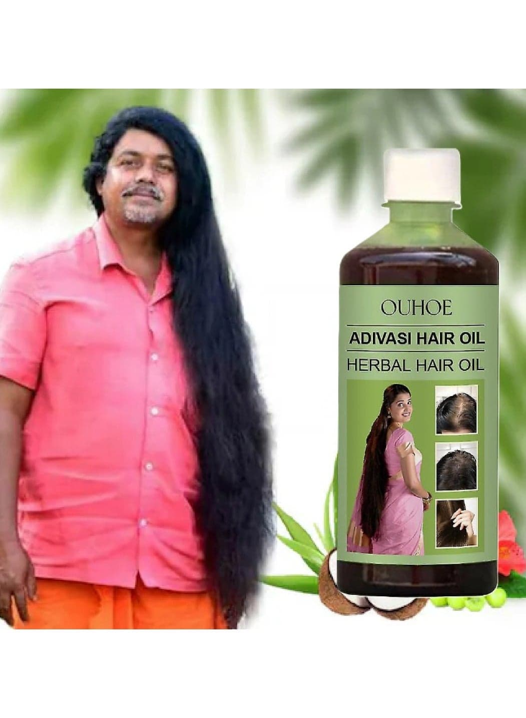 Adivasi Hair Care Oil – Scalp Cleansing, Hair Loss Prevention & Damage Repair for Strong, Healthy Hair