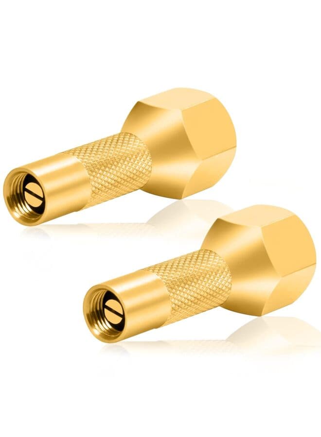 2pcs Air Chuck, 45mm*16mm*10mm Screw on Tire Inflator Nozzle for Tire Inflator Gauge Compressor Accessories, Twist-on Chucks