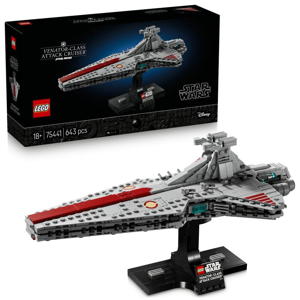 Star Wars Venator-Class Attack Cruiser Model Kit 75441 (Age 18+, 643 Pieces)
