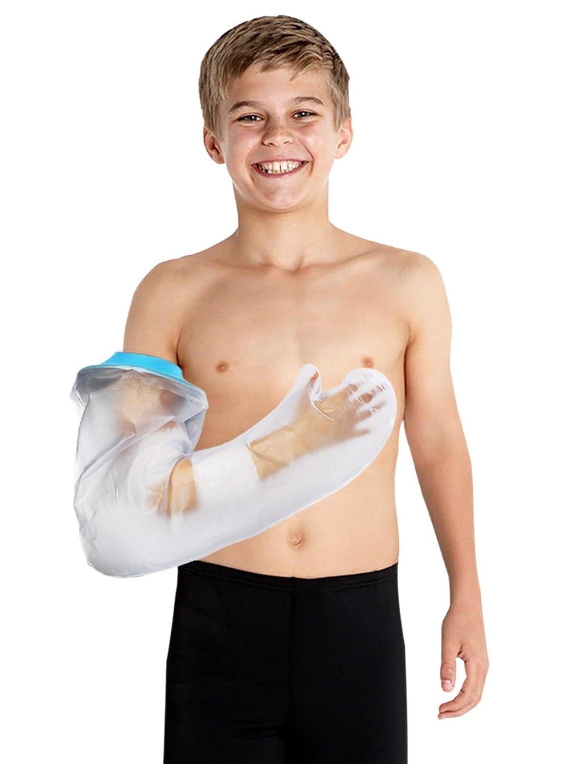 Waterproof Cast Cover For Shower Arm Kids, Soft Comfortable Watertight Seal To Keep Wounds Dry, Child Bath Bandage Protector Cover Reusable