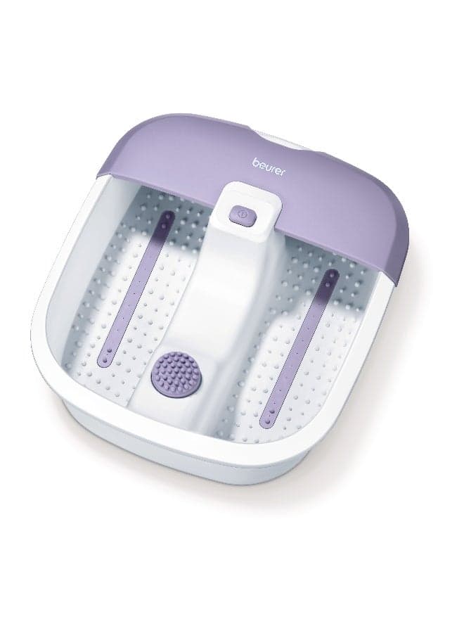 Beurer FB 12 Foot Spa | Relaxing Foot Bath with Vibration & Bubble Massage, Temperature Control, and Reflexology