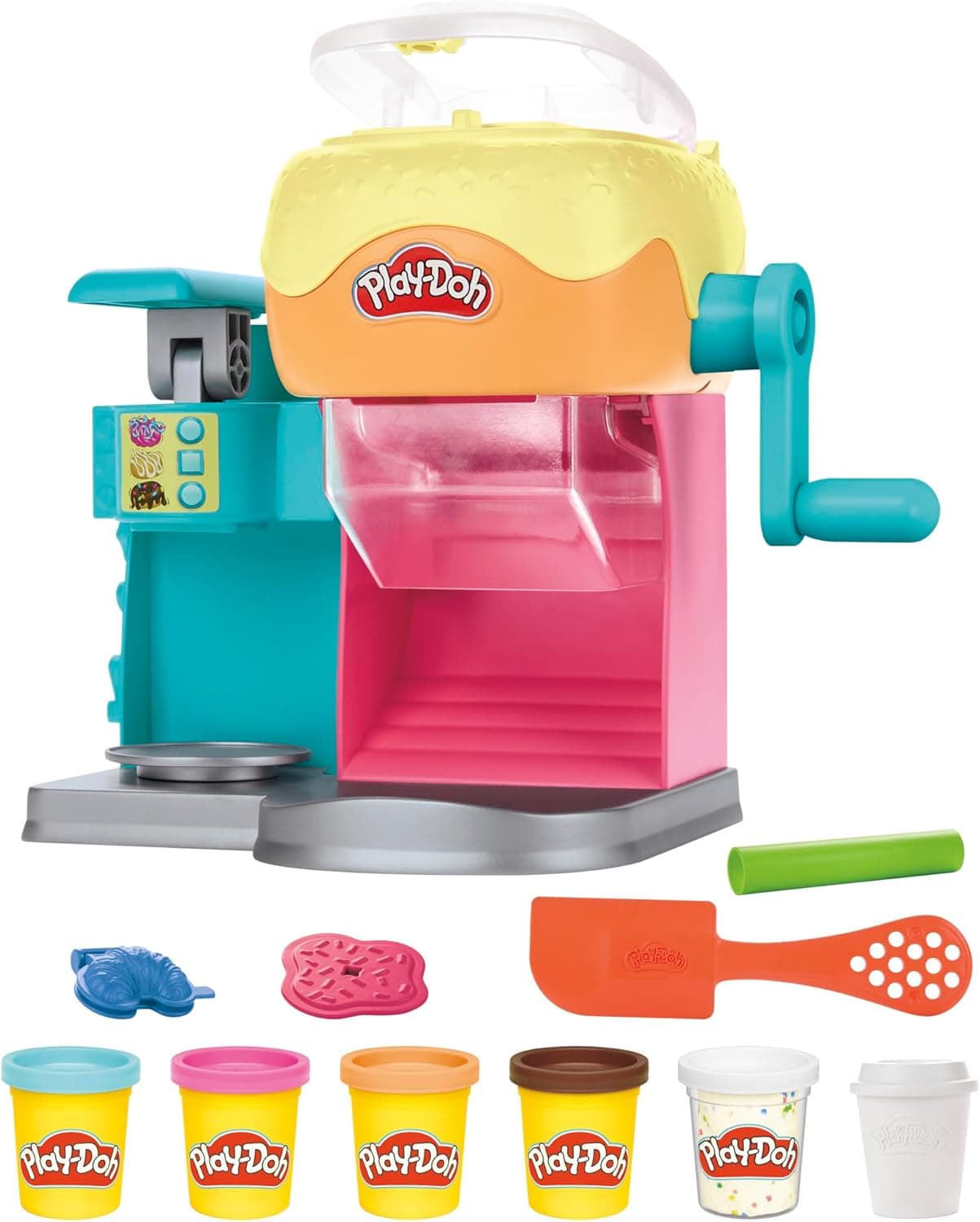 0Donut Drop Shop Playset - Creative Play Food Toy for Kids 3+