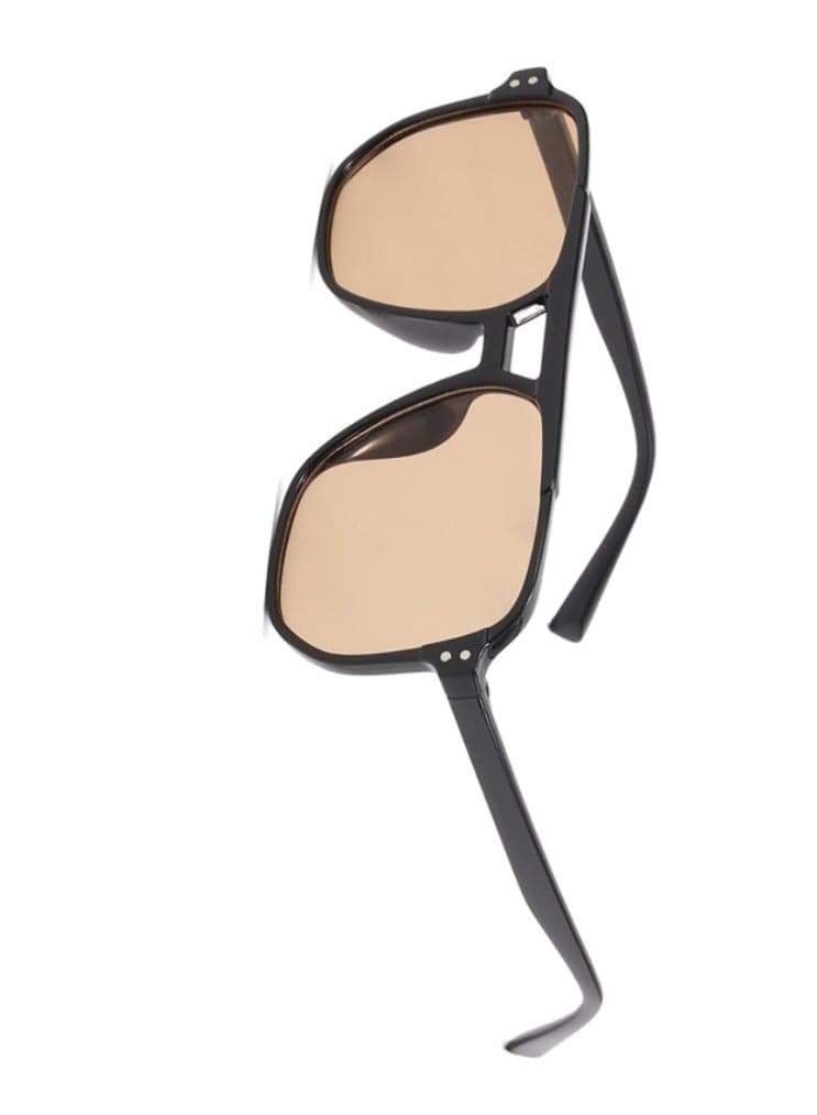 Retro Square Aviator Sunglasses