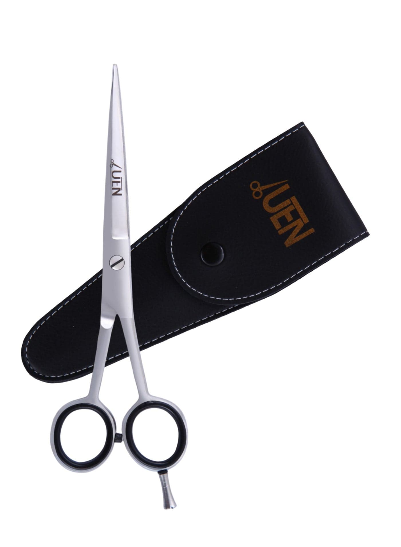 Professional Hair Cutting Scissors Stainless Steel Razor Edge, Haircut - Salon/Home Grooming Shears for Men Women Children & Adults - Barber Hairdressing, Silver
