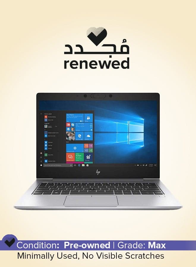 Renewed - 830 G6 Business Laptop With 12.5-Inch Display,Intel Core i7 Processor/8th Generation/8GB RAM/256 GB SSD/Windows 11 Pro English Silver