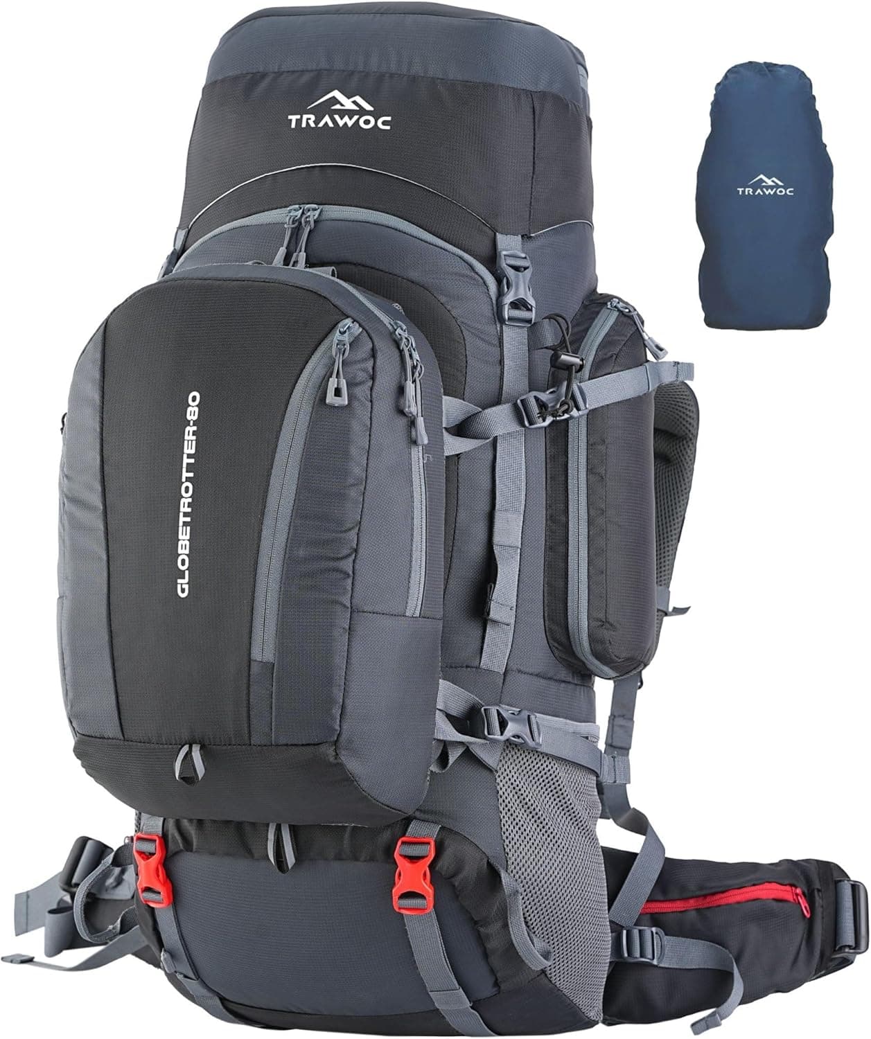 TRAWOC GLOBETROTTER 80L Rucksack Backpack