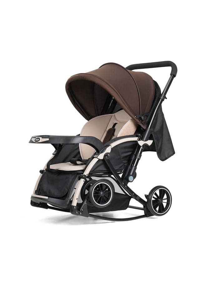 High-Quality 3-in-1 Baby Stroller C3-Coffee