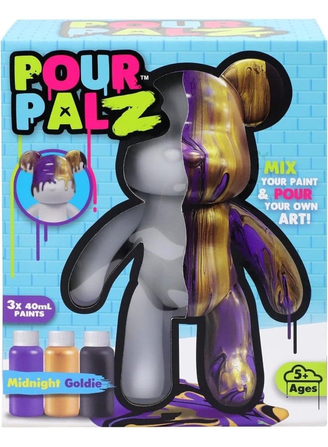 Midnight Goldie - 40ml | Midnight Goldie 5+ Years Discover endless creativity with Paint Midnight | Kids Toy for Boys & Girls