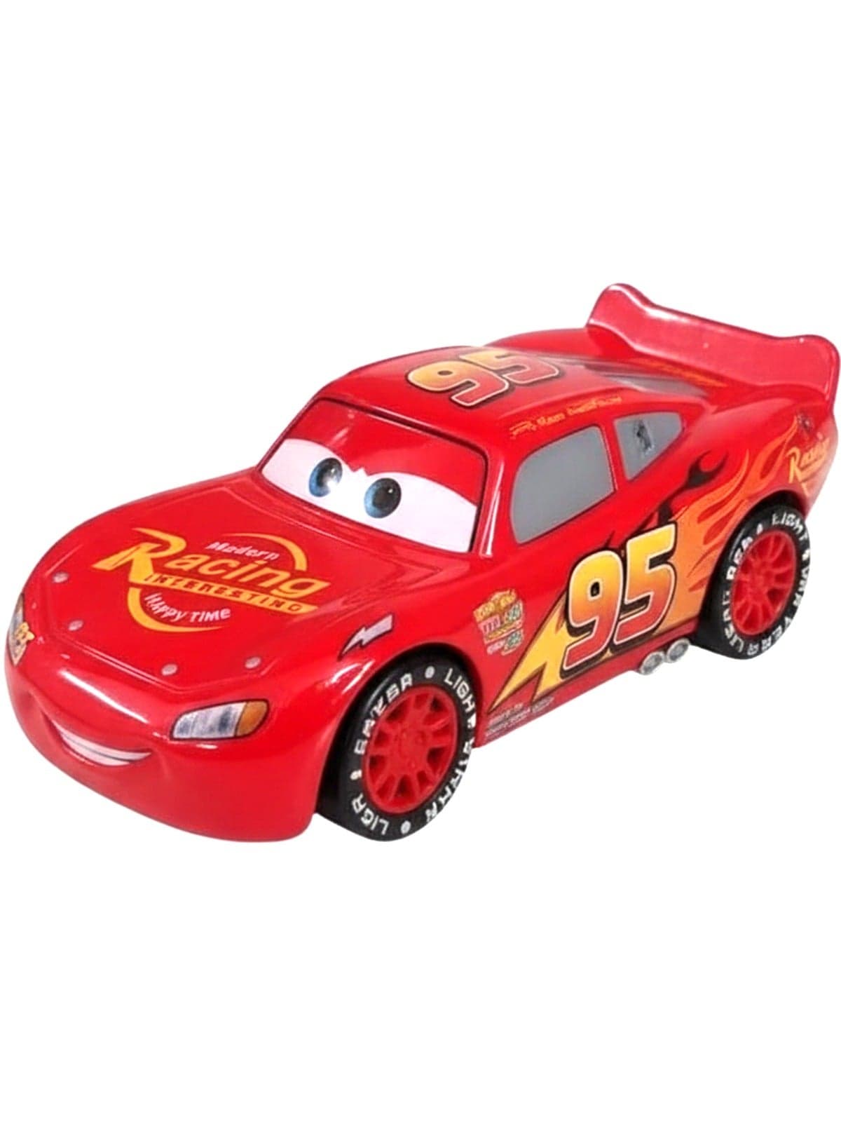 NEW Kids Disney Cars McQueen Pull Back Metal Car Toy – Lightning McQueen Die-Cast Vehicle with Rubber Tires, Light & Music | Pull-Back Racing Car for Kids | Metal Body Cartoon Car Toy for Boys & Girls | Sound & Light Feature Car