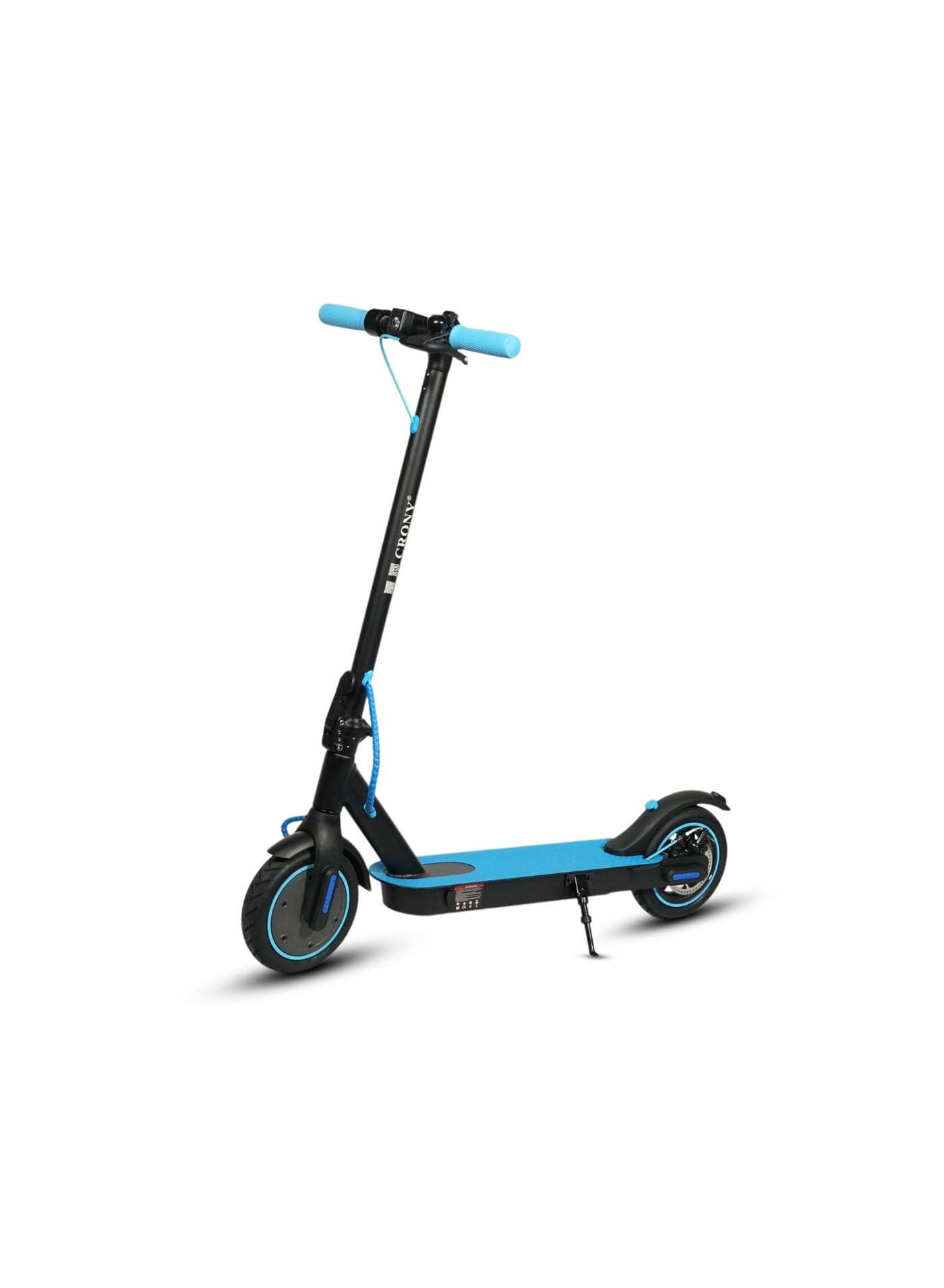 CRONY M365 Electric Scooter with APP – 250W Motor, 36V Battery, Max Speed 40 km/h, 8.5″ Tires, Foldable Aluminium Alloy Frame-BLUE