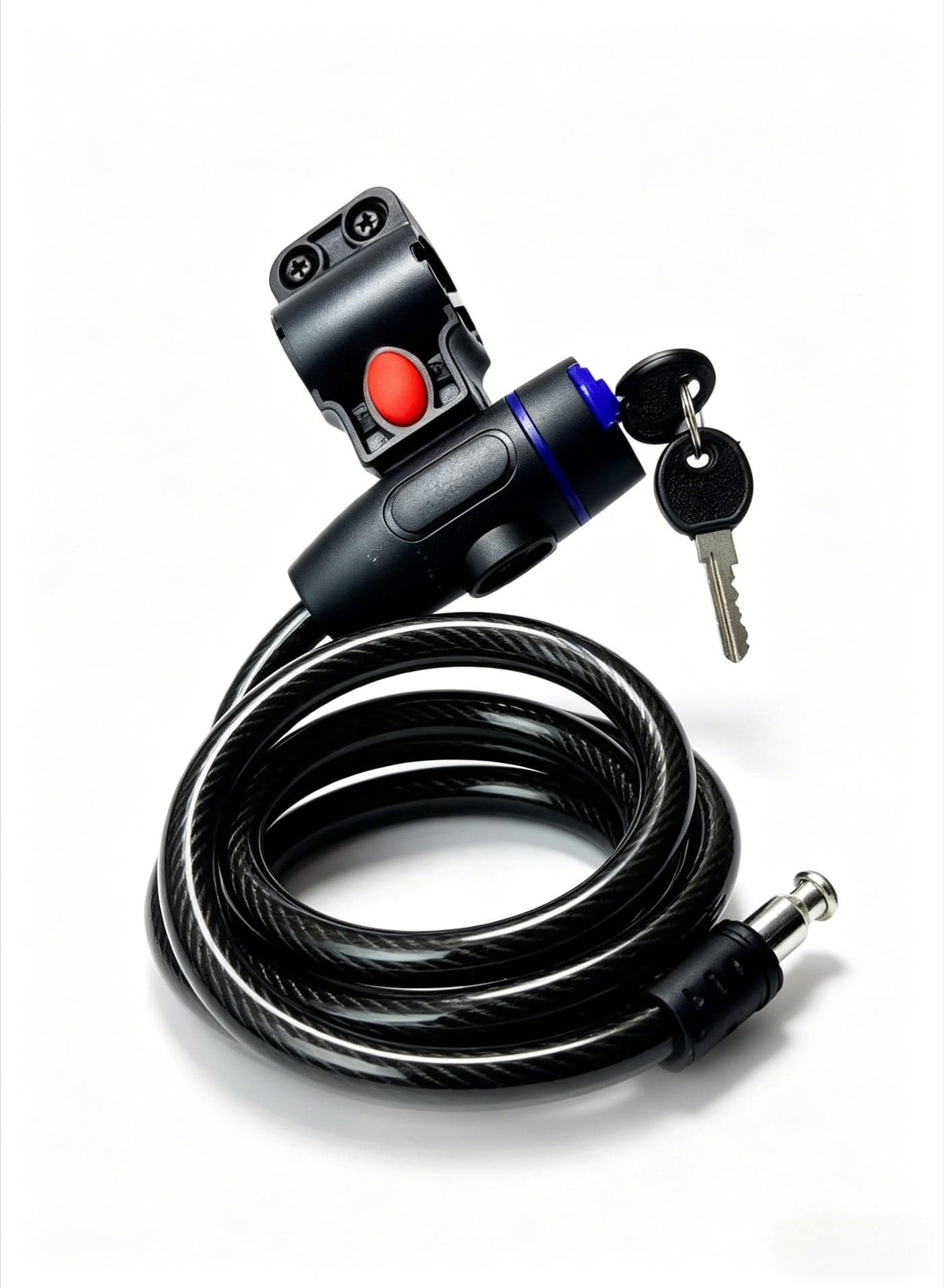 Heavy Duty Anti-Theft Bike Cable Lock with 2 Keys, Heat-Resistant for UAE, Portable for Bicycles, Scooters & Daily Use