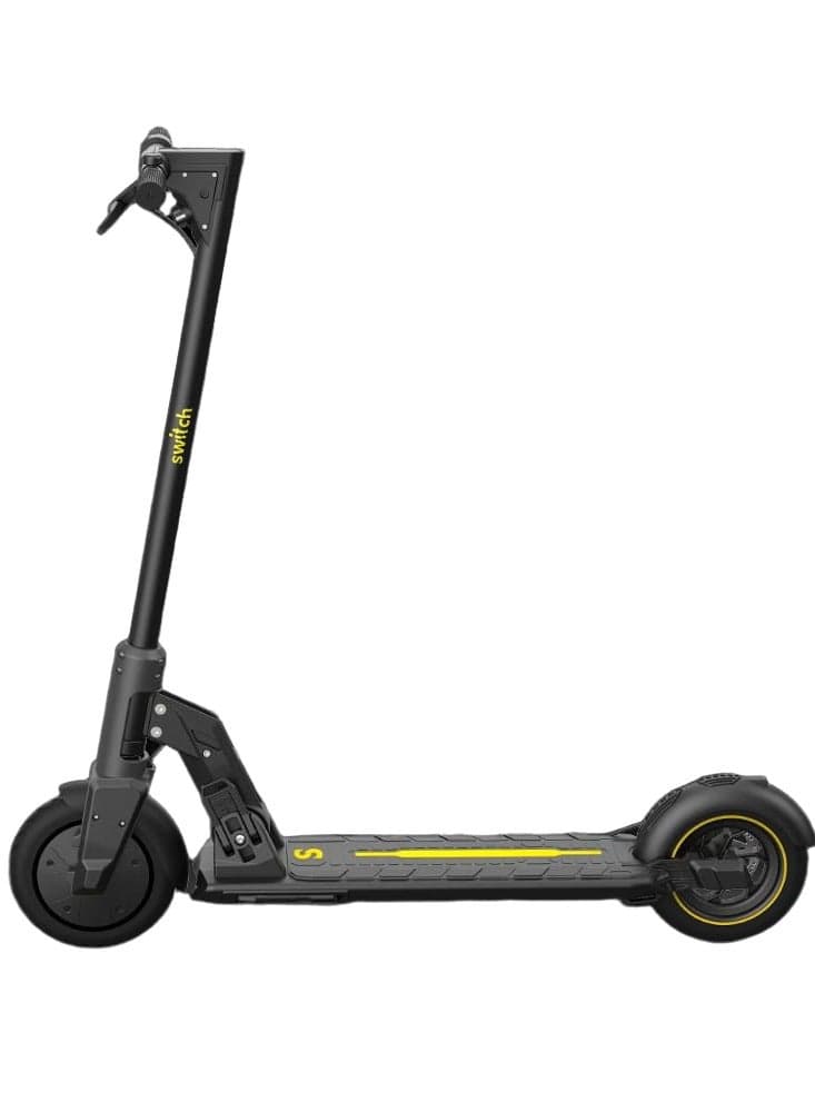 Es-B110 Electric Scooter - 350W Motor, 25 Km/H Speed, Rear Suspension, Led Front & Rear Lights For Smooth & Safe City Commuting - Black"
