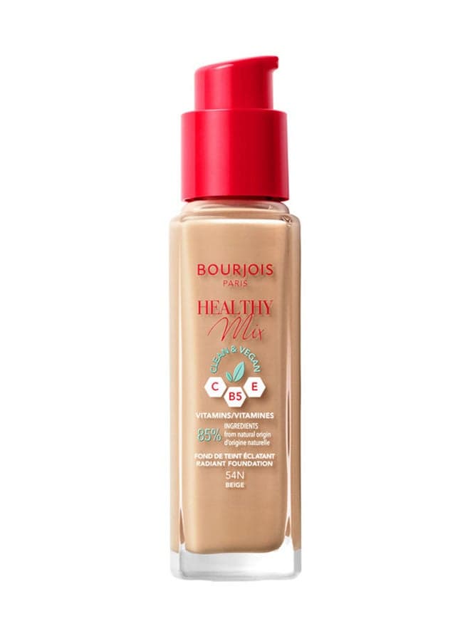 Healthy Mix Clean Foundation - 54N - Beige, 30ml