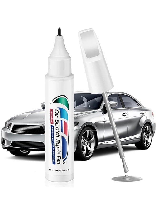 Touch Up Paint for Cars,Car Paint Scratch Repair Pen Car Paint Touch Up Pen Car Scratch Remover Quick and Easy Fix Auto Paint Chip Repair Auto Touch Up Paint for Scratch Repair Various Cars (Silver)