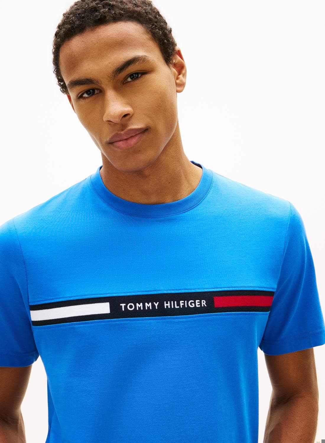 Logo Embroidery Insert Jersey T-Shirt