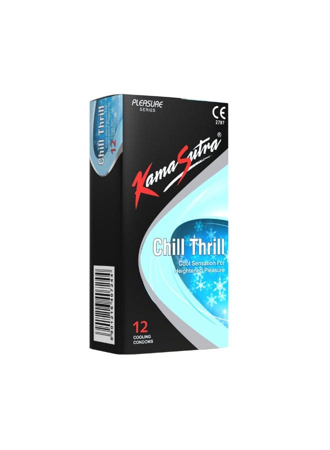 Pack Of 12 Chill Thrill Condoms