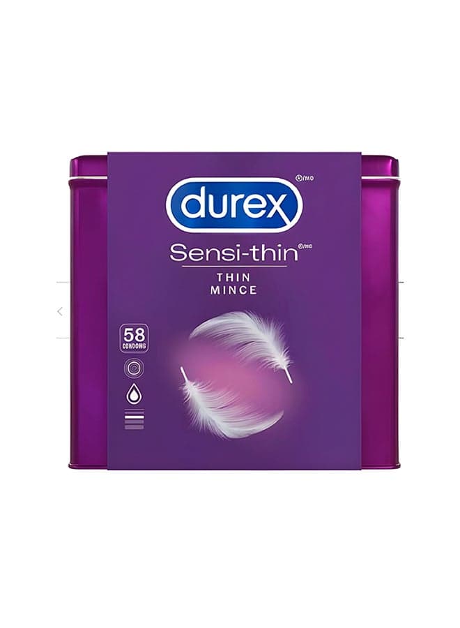 Condoms For Exceptional Sensitivity Sensi-Thin Pack of 58