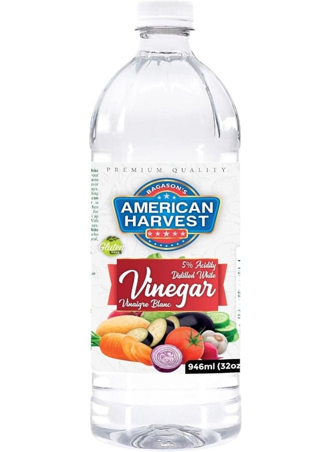 American Harvest Distilled White Vinegar 946ml (32 fl Oz.)
