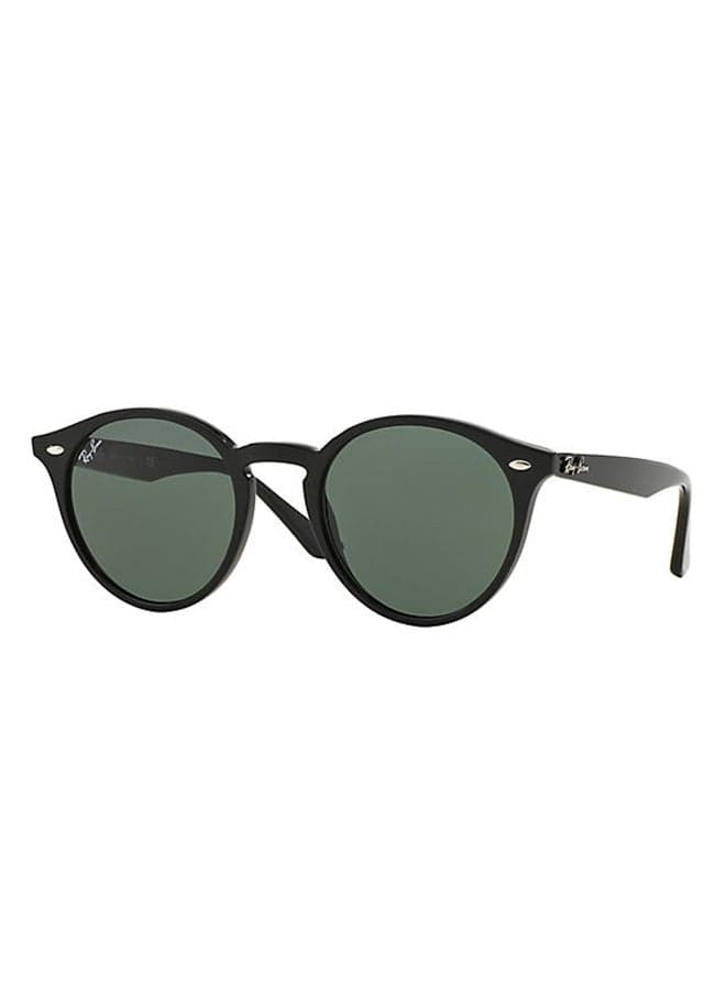 Unisex Round Sunglasses - RB2180 - Lens Size: 49 mm - Black