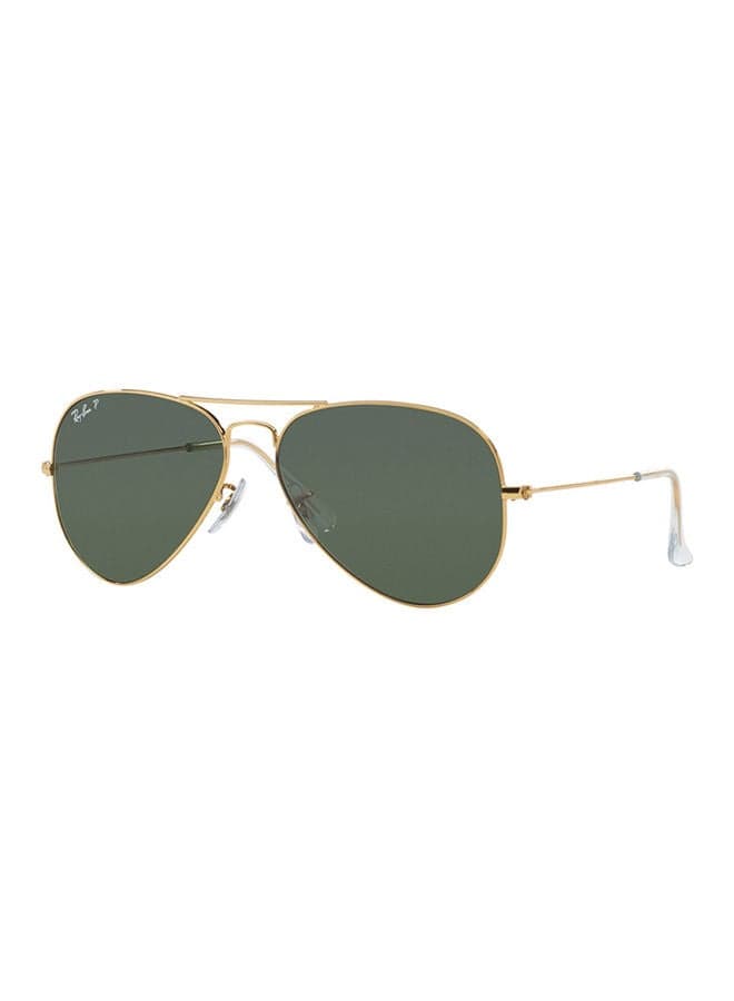 Unisex Polarized Pilot Sunglasses - RB3025-001 - Lens Size: 58 mm - Gold