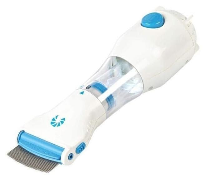 Trap Head Lice and Eggs Remover Hair V Comb Vacuums Machine for lice removed from Head Capture Removal, Allergy and Chemical Free