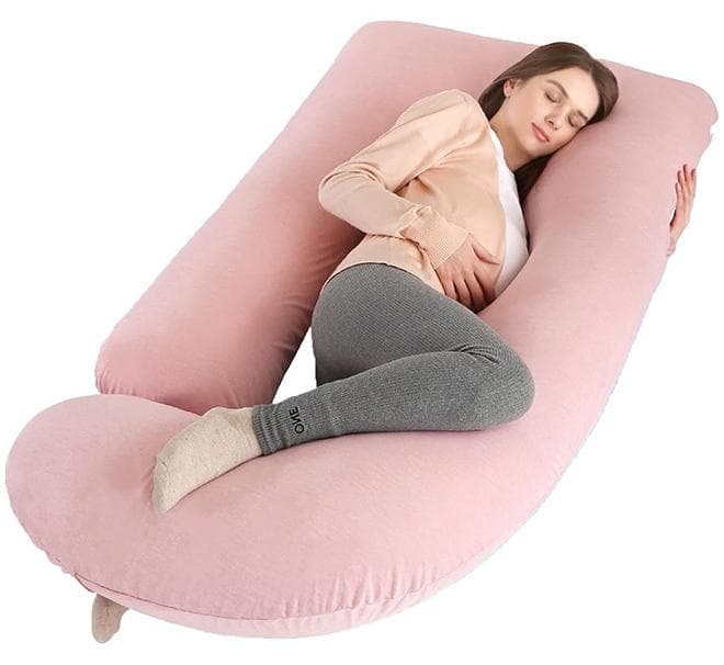 Pregnancy Pillows, 180cm Long Maternity Pillows with Removable Bean Velvet Cover, U-Shape Full Body Pillow, Pregnancy Pillows for Sleeping, Body Pillows for Adults, Maternity Pillow