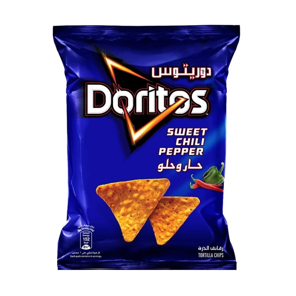 Doritos Sweet Chili Pepper Tortilla Chips- 90gms