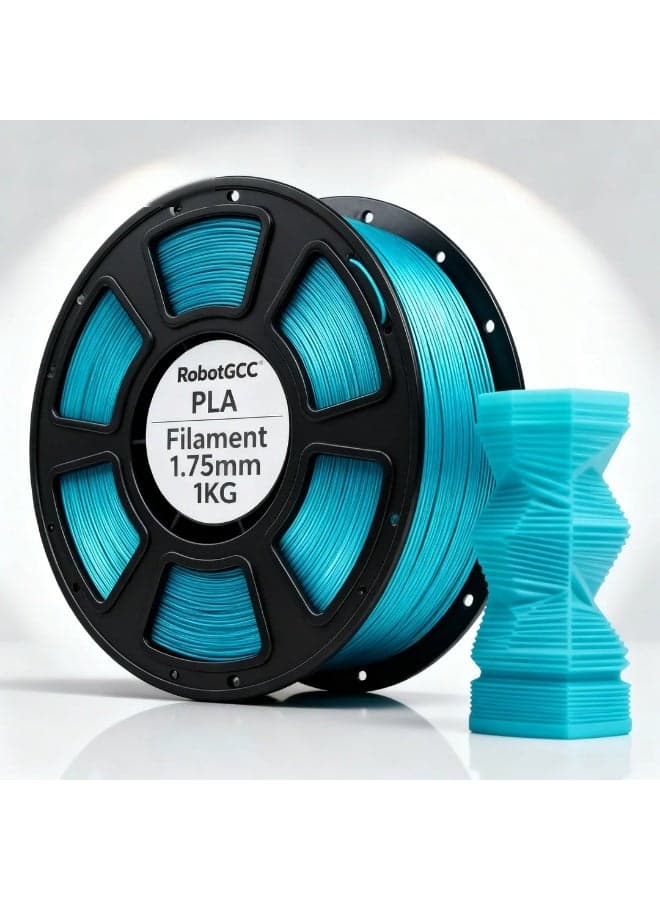 Silk PLA Blue 1.75mm 3D Printer Filament 1KG Metallic Silk PLA Filament Smooth Glossy Finish PLA Material for FDM Printing High Quality PLA Filament Stable Extrusion Consistent Diameter Easy Printing PLA Compatible with Most 3D Printers Decorative Printing Filament for Models Sculptures Cosplay Engineering Prototyping DIY Projects Reliable Layer Adhesion Low Warping Premium Surface Finish Blue PLA Filament High Precision Tolerance Strong Bonding Performance Professional 3D Printing Material Universal FDM Filament Spool Long Length High Strength PLA Filament
