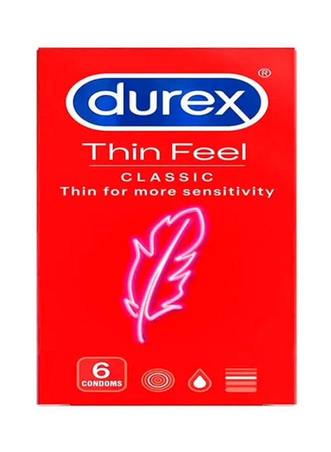 Thin Feel Condoms 6 Count