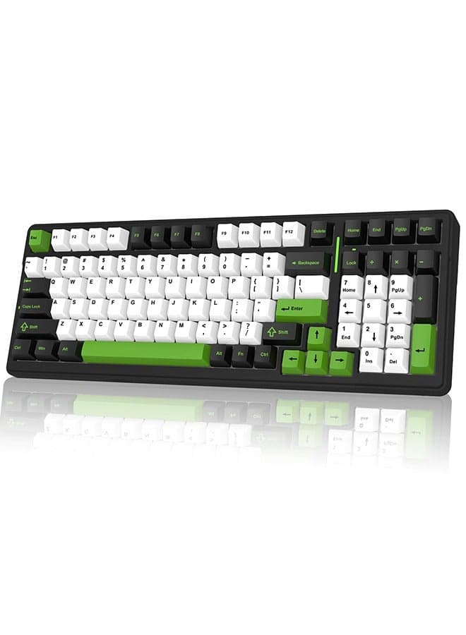 AULA F99 Wireless Mechanical Keyboard, Hot Swappable Custom Keyboard, Pre-lubed Reaper Switches, Gasket Structure, RGB Backlit Gaming Keyboard