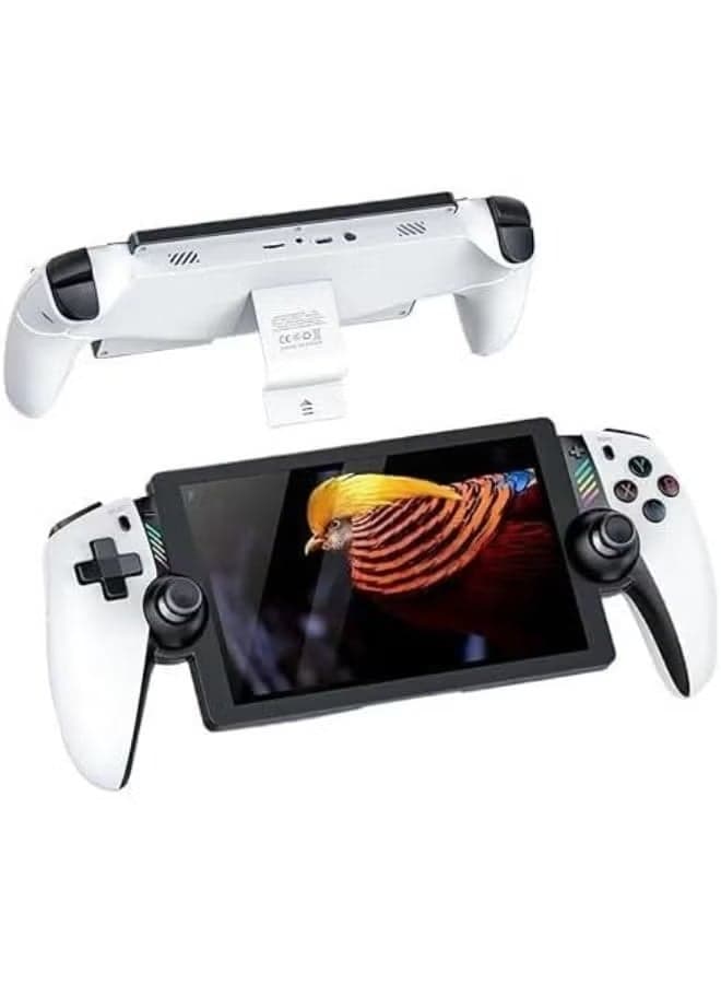 M28 Retro Handheld Game Console | 7.1 Inch HD IPS Screen Portable Gaming Player | Linux EmuELEC System with 30+ Emulators & 20,000+ Built-In Classic Games | 128GB Storage | RGB Light | 4000mAh Battery