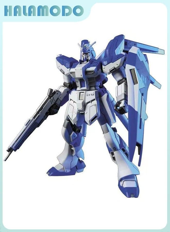 Gundam Xingfengshe Hi - Nu Gundam Action Figure Mecha Warrior Assembly Model, with Water Decals and Stand Included, a Super Cool Desktop Decoration, an Assembly Toy Loved by Both Boys and Girls