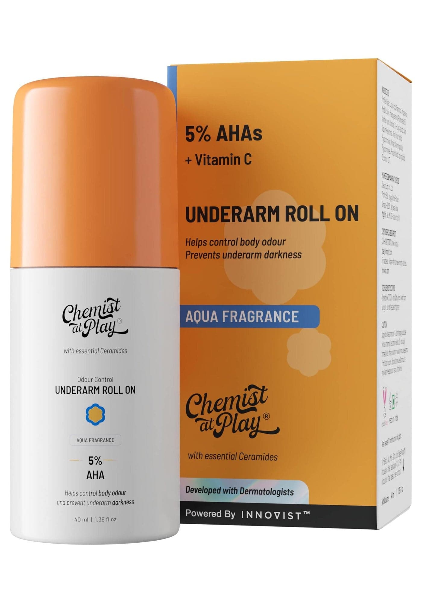 UnderArm Roll On (Lactic & Mandelic Acid)