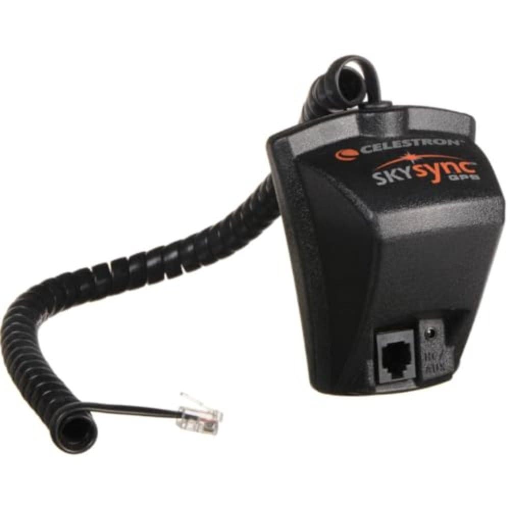 GPS accessory for skysync applications, black plastic, lightweight and durable