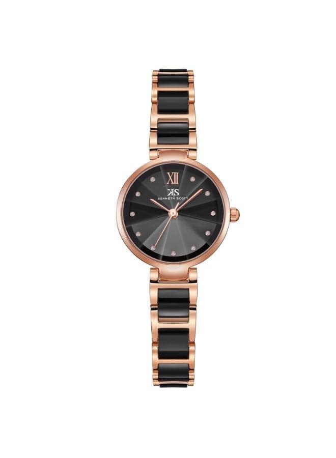 Women's Alloy+Ceramic Analog Watch K22531-KCBB - 30 mm