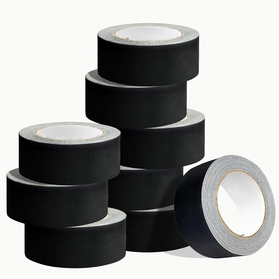 10 Pack Heavy Duty Electric Tape, Extra Strong Waterproof Electrical Insulation Tape, All-Weather Industrial Grade PVC Tape, Tear by Hand, No Residue Adhesive, Flexible Multi-Purpose Tape for Wiring, Home, Construction, HVAC, Automotive, Professional & DIY Use