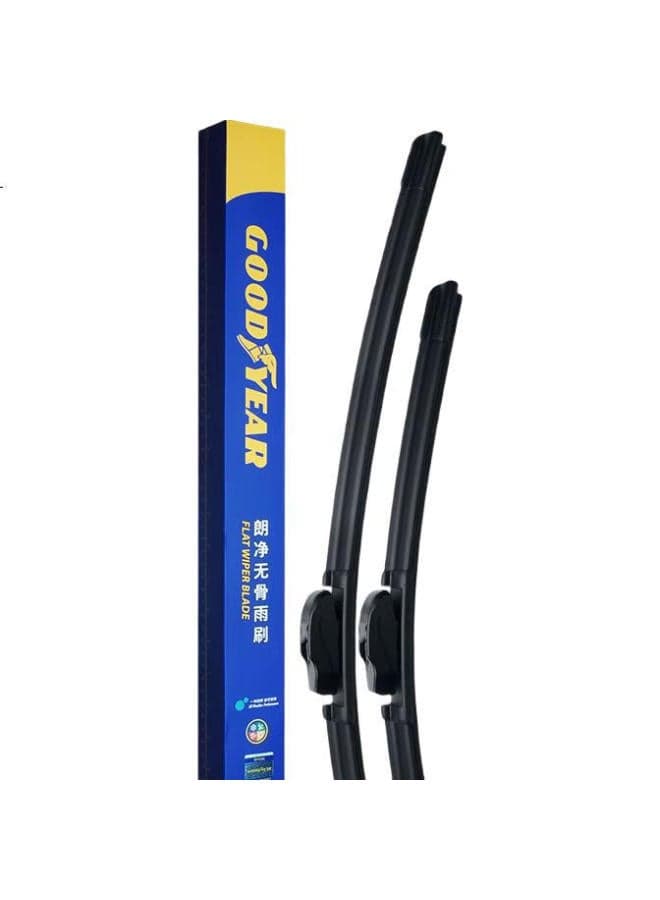 Infiniti Q50L Windshield Wiper Blades, Boneless Original Q50 Rubber Strips, Q50S Wiper Blades, 1 Pair
