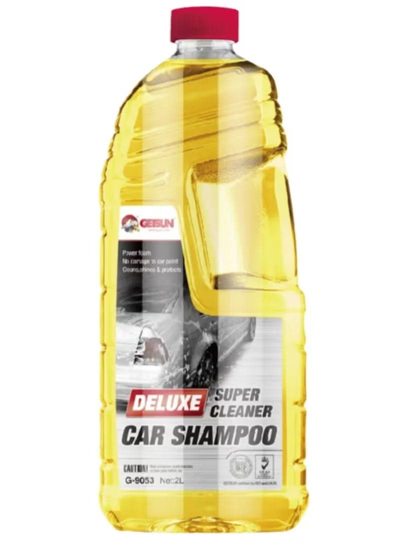 Getsun Deluxe Super Cleaner Car Shampoo, 2 Litre , Multi-Surface Dirt Removal, car wash shampoo, car wash, exterior care, automotive care