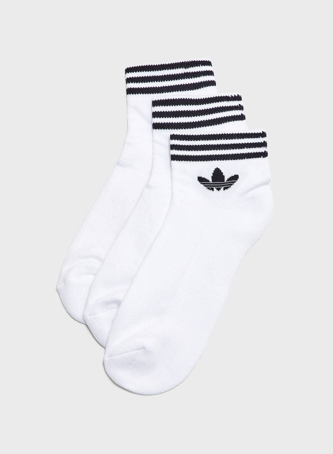 3 Pack Trefoil Ankle Socks