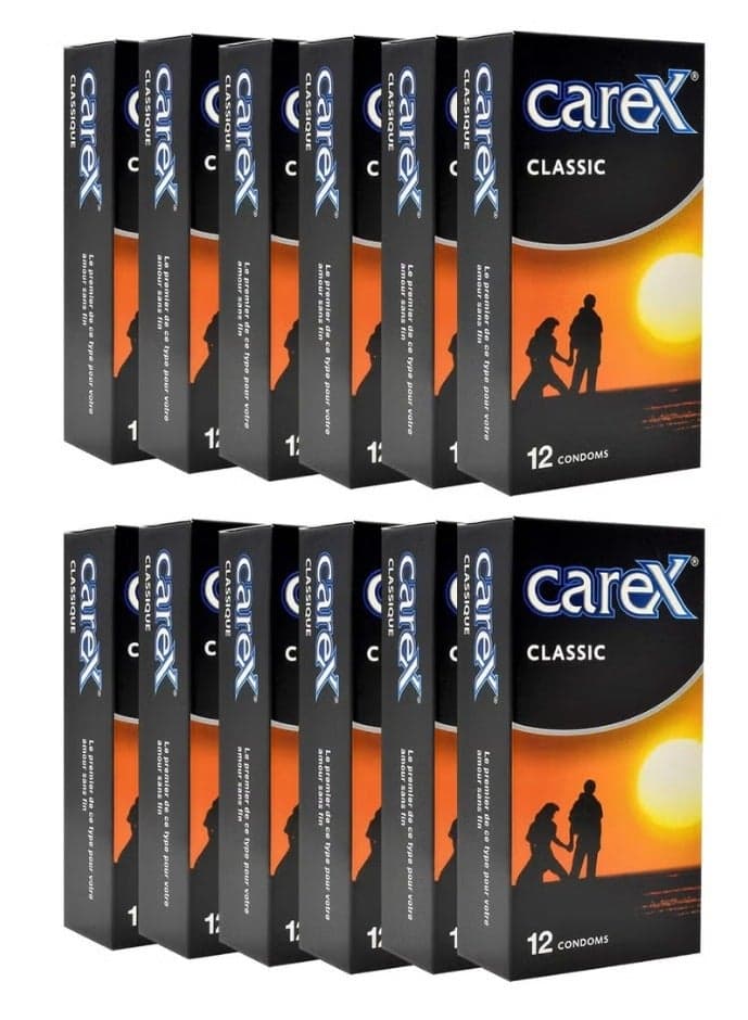 Classic Condoms, Pack Of 12 Boxes