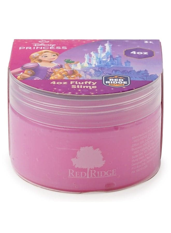 Princess 4oz Fluffy Slime |Soft, Stretchy & Non-sticky Slime For Kids & Adult | Fun Sensory & Stress Relief Toy | Pink | Age 3+ Year