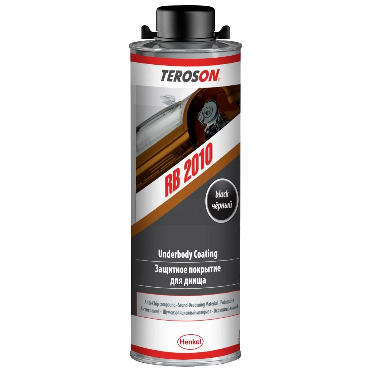 Teroson RB 2010 Black Underbody Protective Coating 1kg Stone Chip and Corrosion Protection