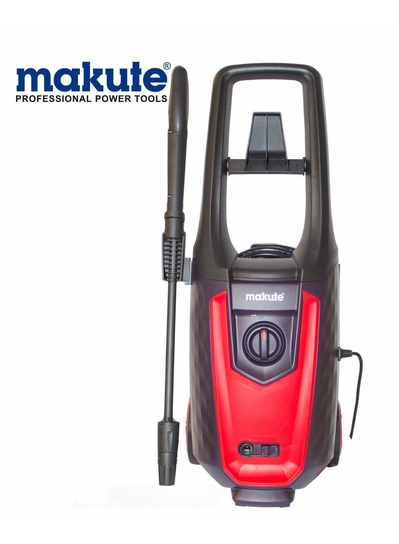 High-Performance 2000W Pressure Washer with TSS and Lock System - Ideal for Home, Garden, and Car - 140 Bar - Red/Black