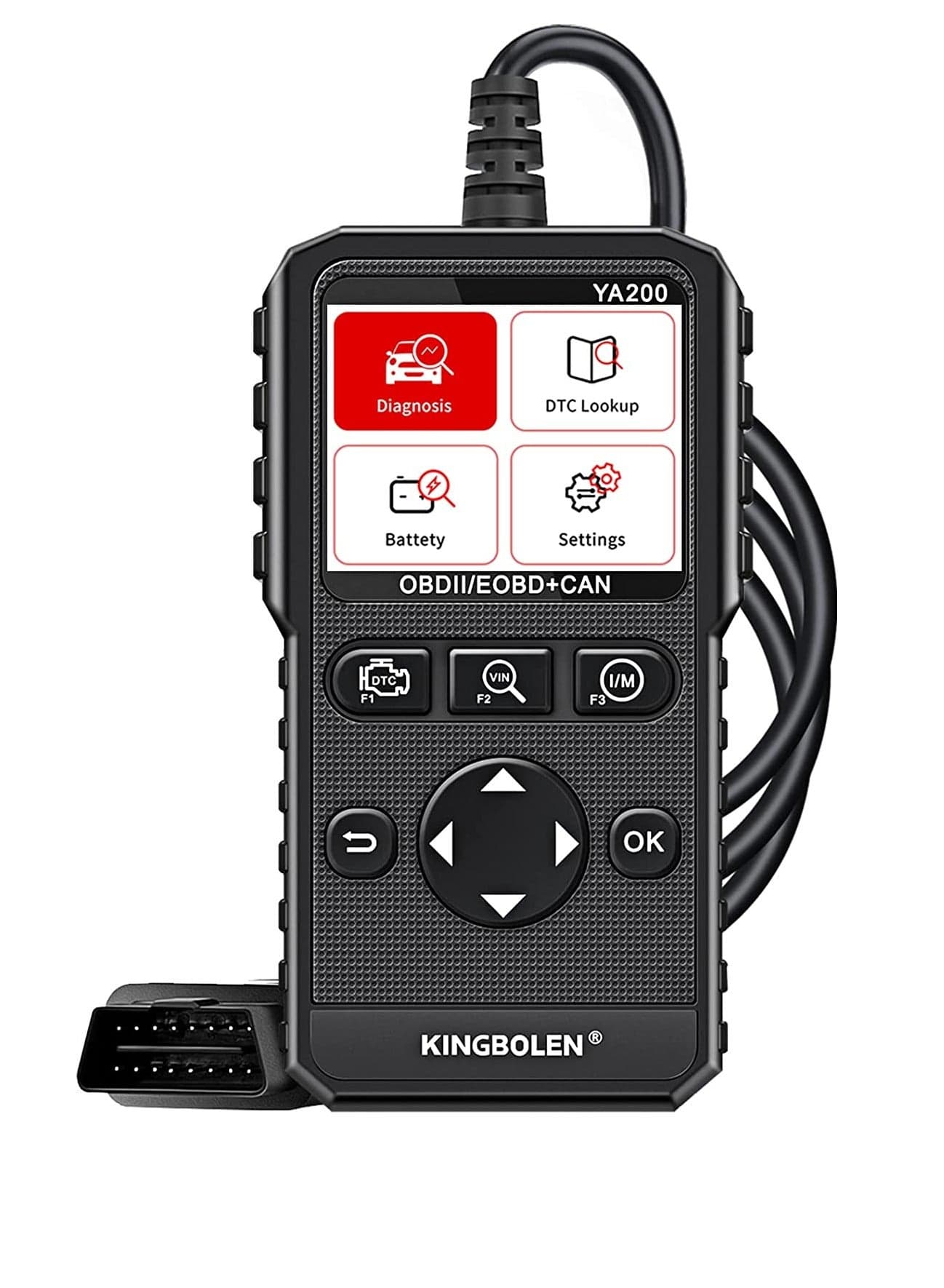 KINGBOLEN YA200 OBD2 Scanner, Car OBD2 Code Reader Check Engine Light